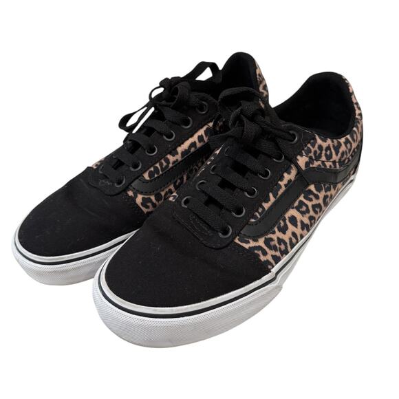 Vans Deluxe Comfort Leopard Old Skool Sneakers Women’s 7.5 - Picture 1 of 7